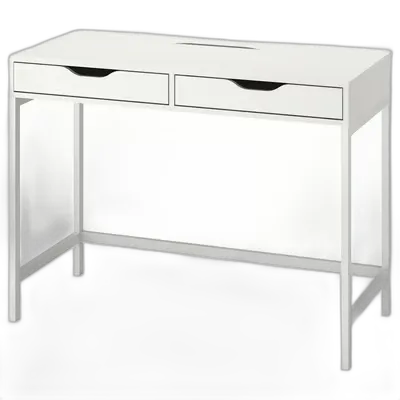 Produktbild zu ALEX Schreibtisch, weiß, 100x48 cm