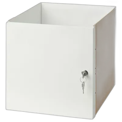 Image du produit KALLAX Bloc avec porte verrouillable, blanc, 33x33 cm