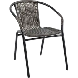 Produktbild zu Stuhl Stahl/Wicker