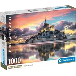 Produktbild zu Puzzle Mont St. Michel 1000T