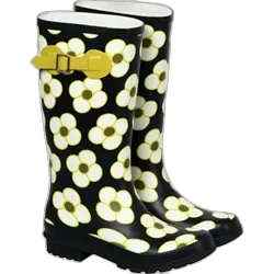 Immagine del prodotto Bottes de pluie femmes noir/jaune