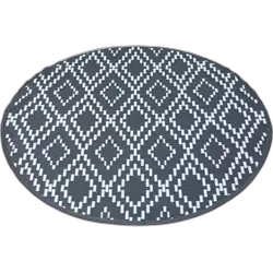 Produktbild zu Outdoor Teppich anthra Ø 150 cm