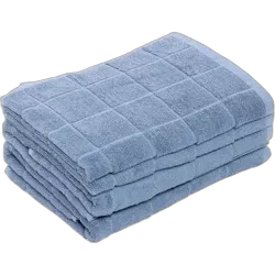 Produktbild zu Frottee Set 4-teillig blau
