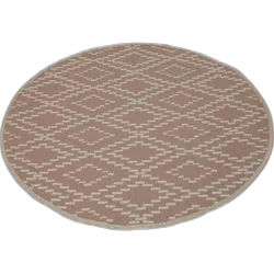 Produktbild zu Outdoor Teppich beige Ø 150 cm