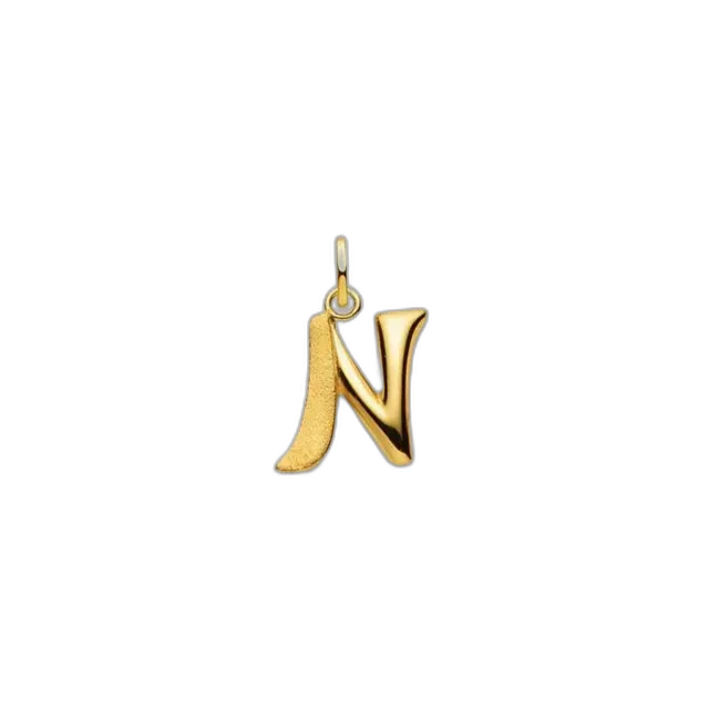 Immagine del prodotto MUAU Schmuck Pendentif lettre N or jaune 750, 20x13mm