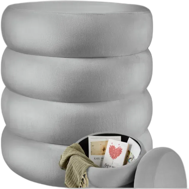Immagine del prodotto Tectake Tabouret avec espace de rangement ALTU rond