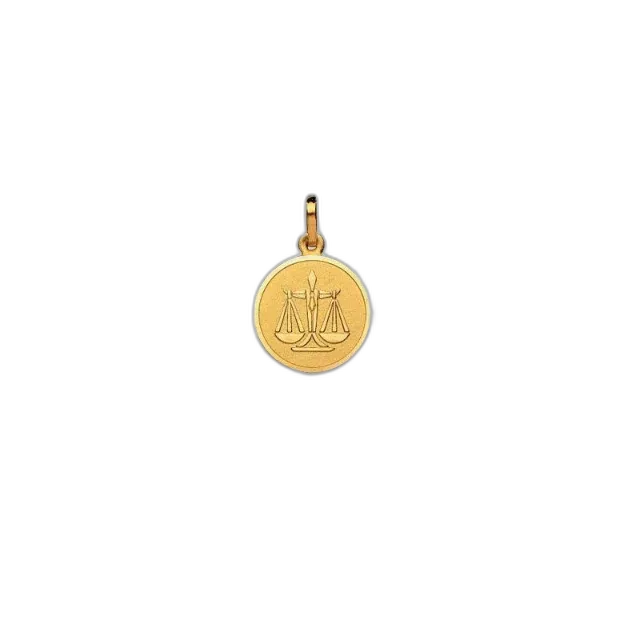 Immagine del prodotto MUAU Schmuck Anhänger Sternzeichen Waage Gelbgold 750, 19x12mm