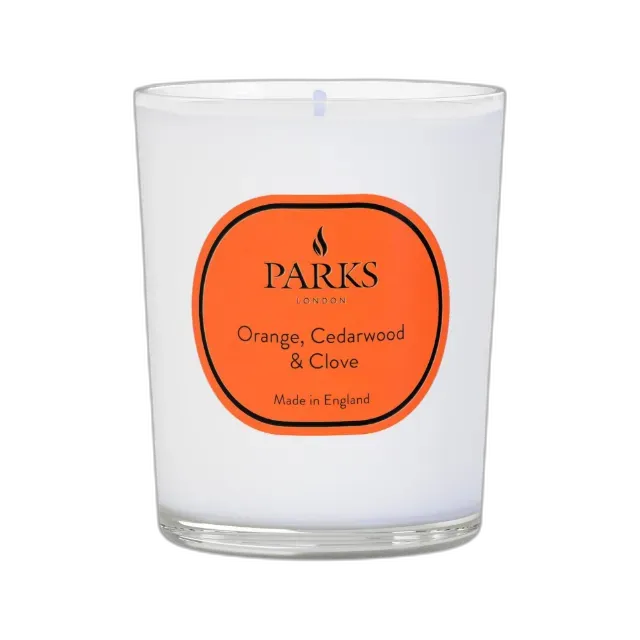 Immagine del prodotto Parks London Candela profumata in vetro Orange, Cedarwood & Clove