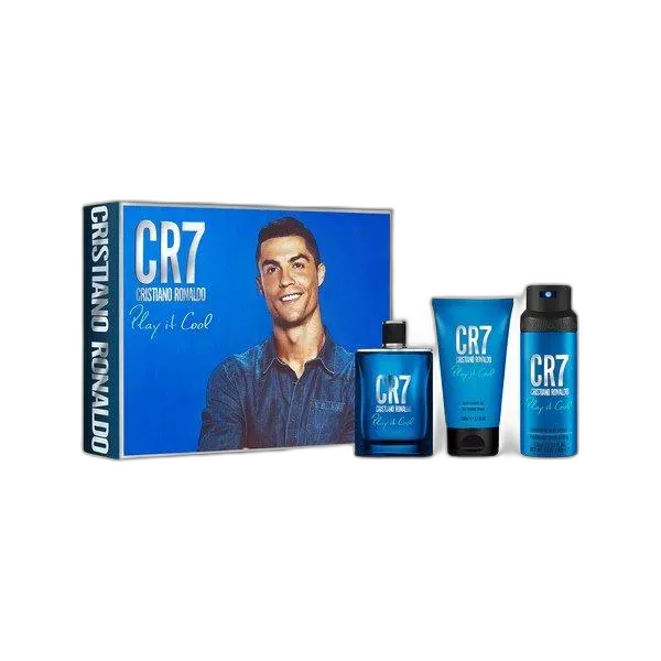 Produktbild zu Cristiano Ronaldo CR7 Play It Cool Eau de Toilette Trio Geschenkset