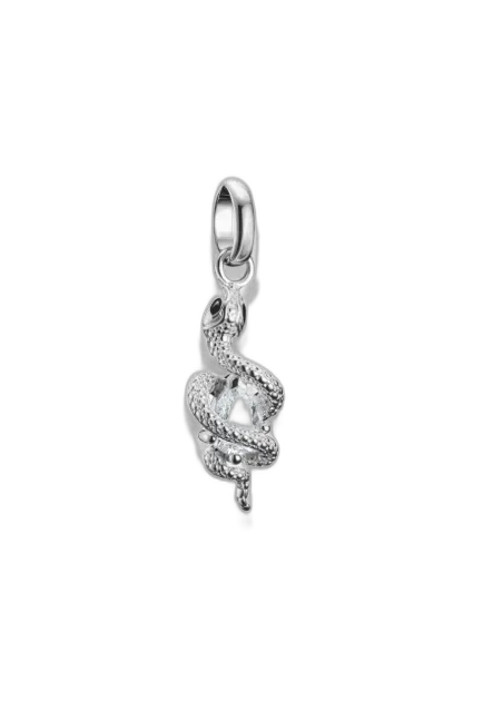 Image du produit Thomas Sabo Pendentif Charm Serpent avec Pierre Connect