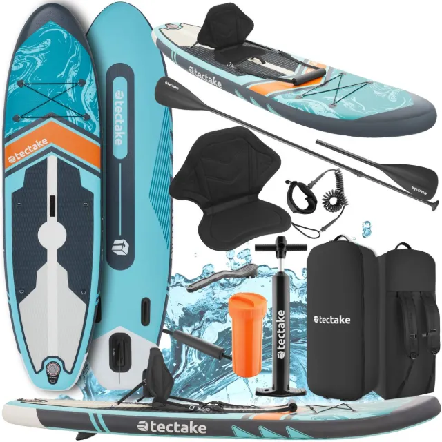 Immagine del prodotto Tectake Tavola da stand up paddle 2 in 1 da 288 cm Palagios Fabbricata in materiale drop-stitch