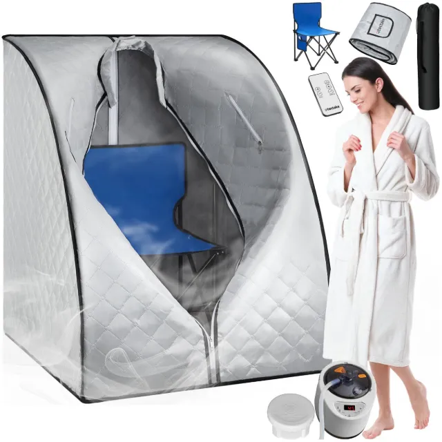 Image du produit Tectake Sauna à vapeur portable THERMALUXE II générateur de vapeur de 2 L et 1000 W