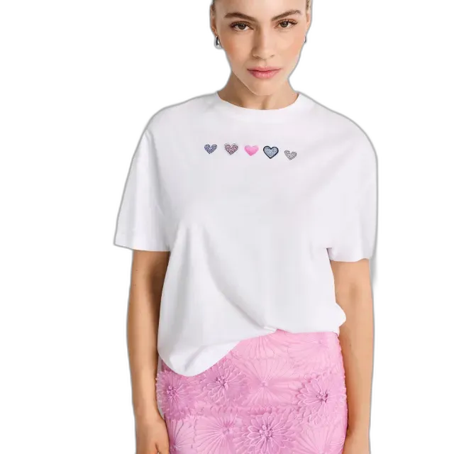 Image du produit Rich & Royal T-Shirt Oversize Maniche Corte con Motivo Cuore
