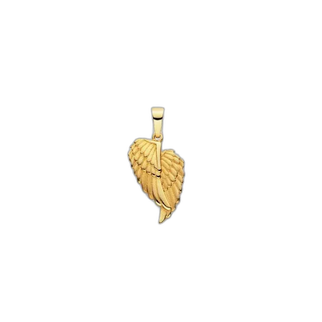 Image du produit MUAU Schmuck Pendentif ailes or jaune 750, 25x12mm
