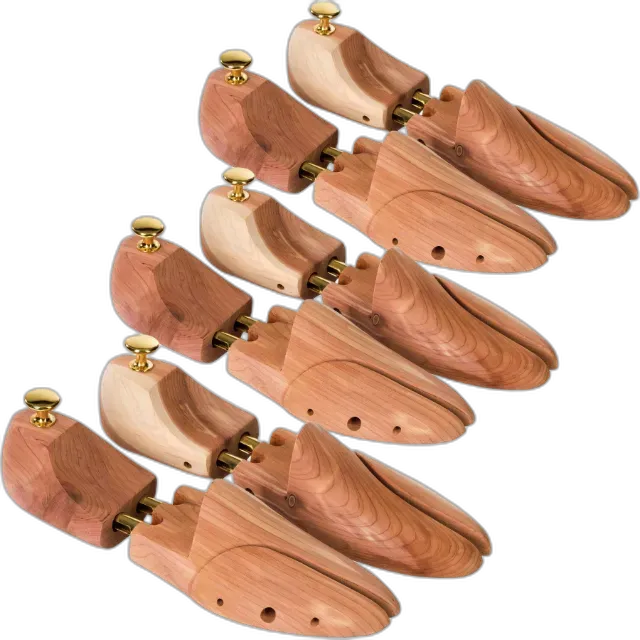 Image du produit Tectake 3 Paires d'Embauchoirs en Bois de Cèdre
