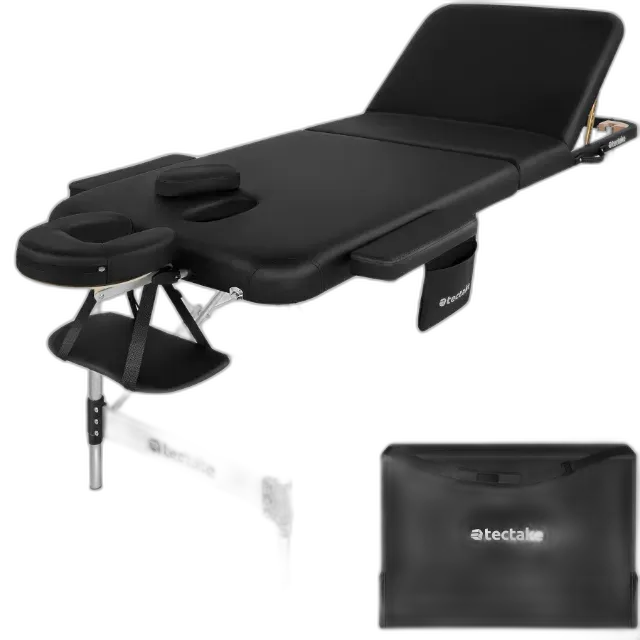 Produktbild zu Tectake 3 Zonen Massageliege Phuket Polsterung inklusive Tragetasche und 15 Einwegtücher