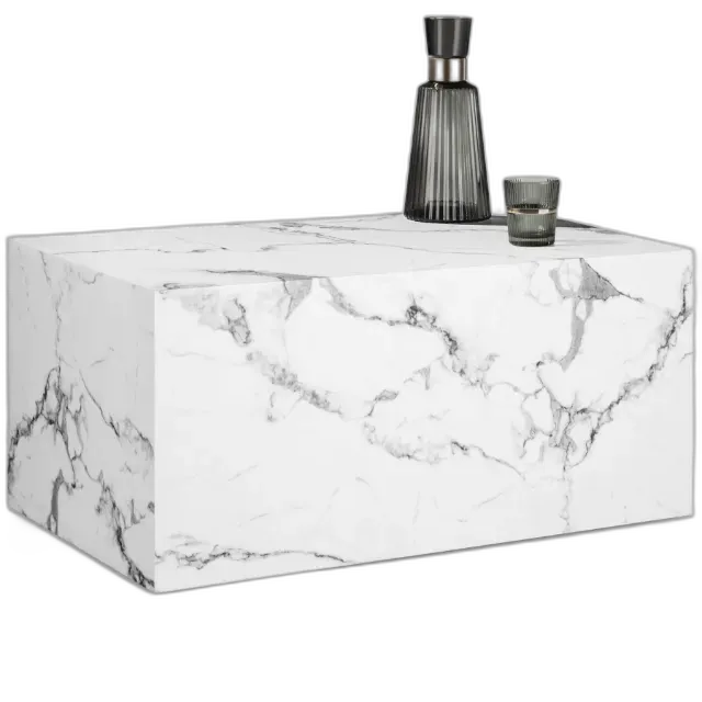 Image du produit Tectake Couchtisch Lasley minimalistisches Design robustes MDF in Marmoroptik