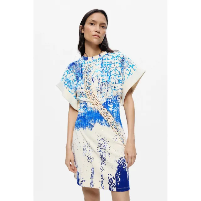 Produktbild zu Desigual Bedrucktes Kurzarmkleid