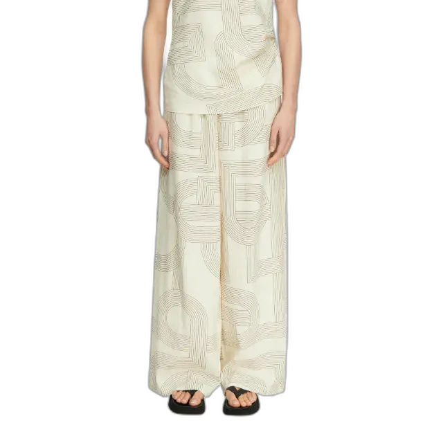 Image du produit Comma Weit geschnittene Hose mit geometrischem Print