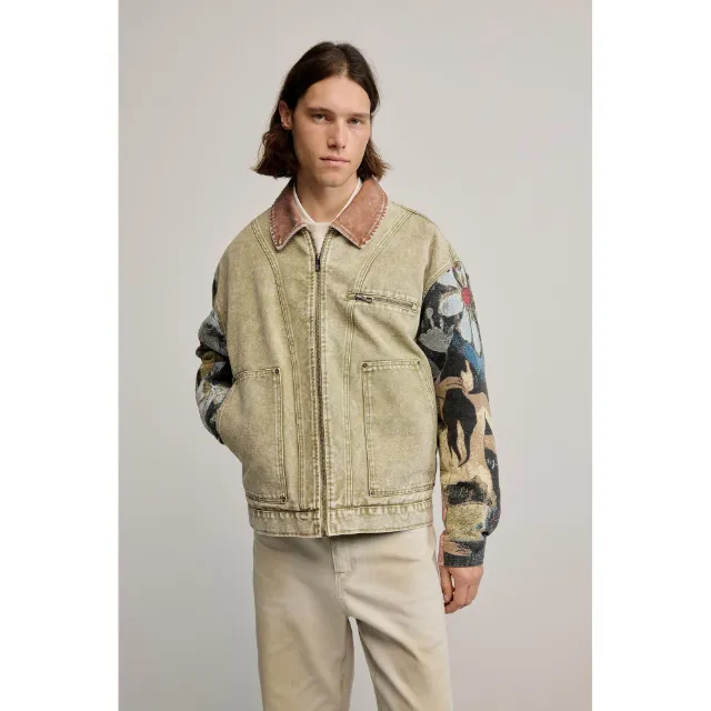 Produktbild zu Desigual Jacke mit grafischen Ärmeln