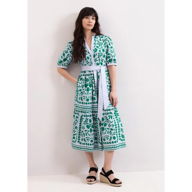 Image du produit Phase Eight Trinity Robe Midi à Motif Floral