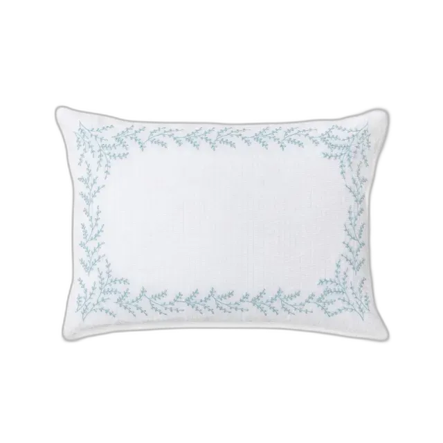 Image du produit Manor Home Frejus Taie d'oreiller Seersucker brodée
