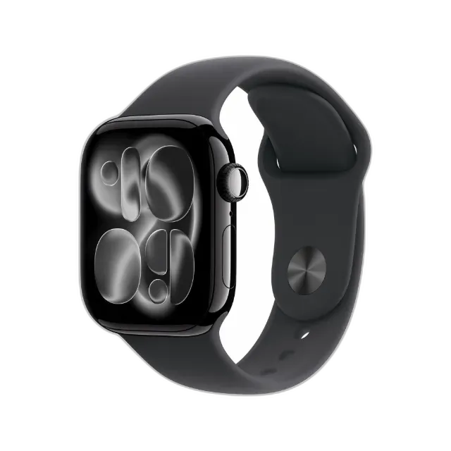 Image du produit Apple AW Series 11 GPS 42mm Jet Black Aluminium Case with Black Sport Band - S/M Smartwatch