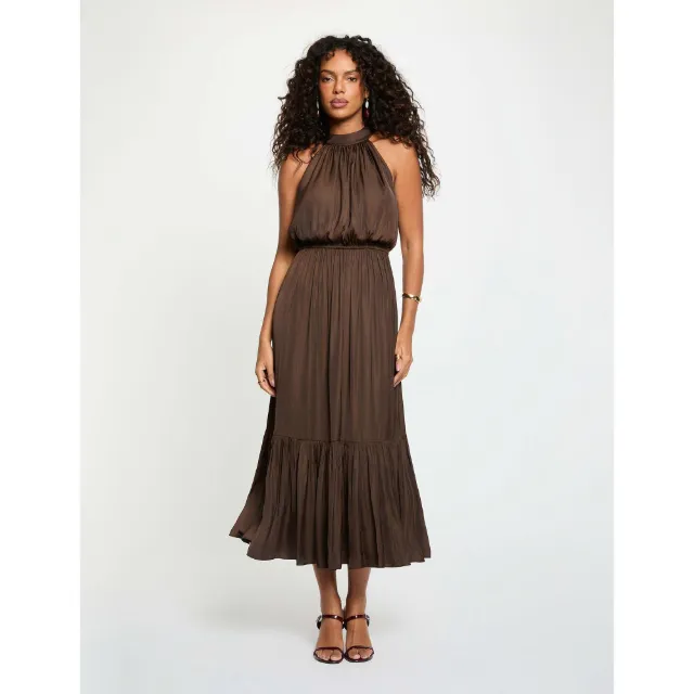 Image du produit MORGAN Robe longue à encolure américaine