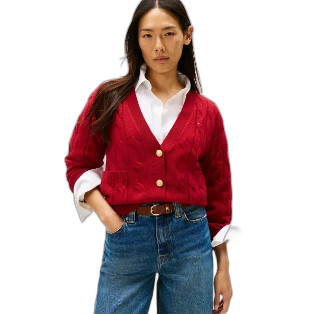 Produktbild zu TOMMY HILFIGER Cardigan a trecce