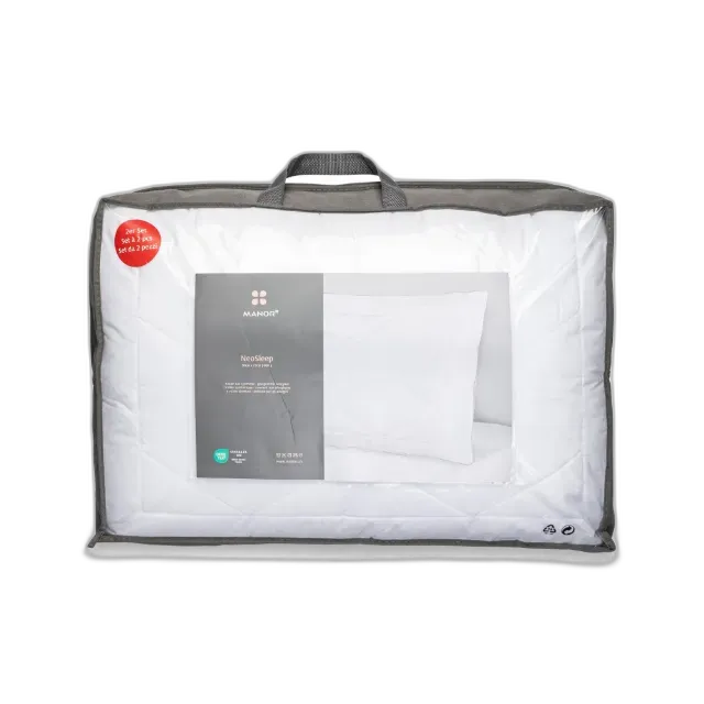 Immagine del prodotto Manor Home NeoSleep Cuscino Semiduro Sintetico Set da 2