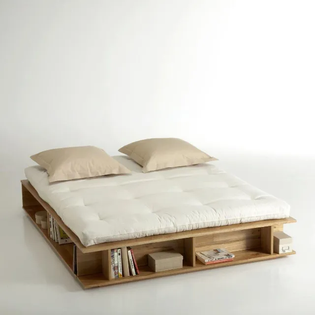 Image du produit La Redoute Intérieurs Bett Presto mit Klapprost und Regalfächern