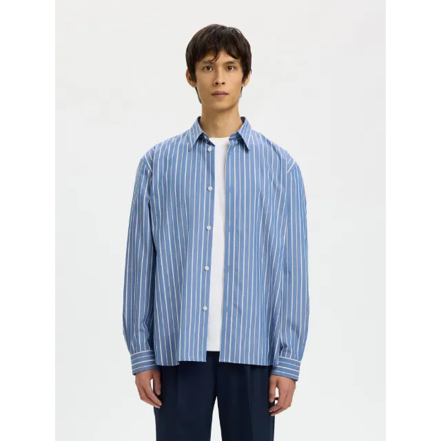 Produktbild zu SELECTED Relax Ben Stripe Camicia a Maniche Lunghe