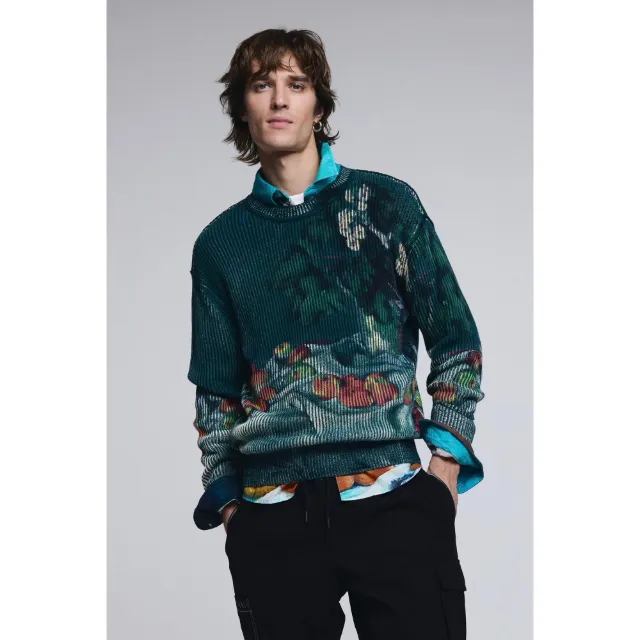 Produktbild zu Desigual Maglione Stampato Maniche Lunghe