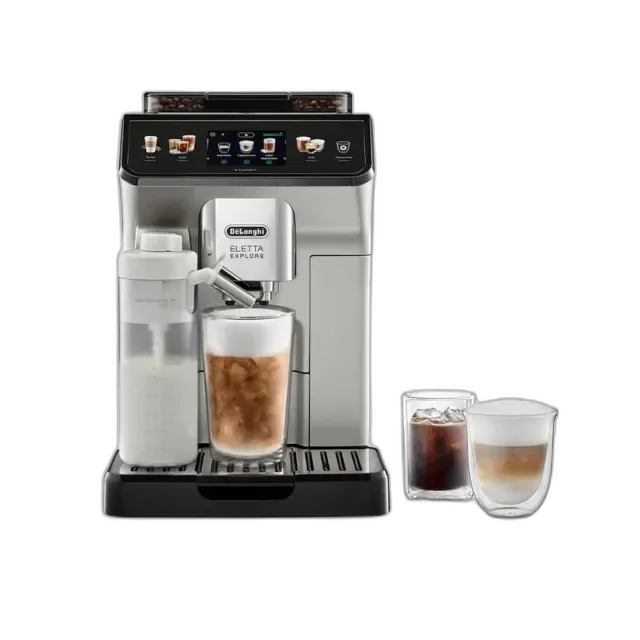 Produktbild zu DeLonghi Vollautomat Eletta Explore Cold Brew ECAM450.65.S