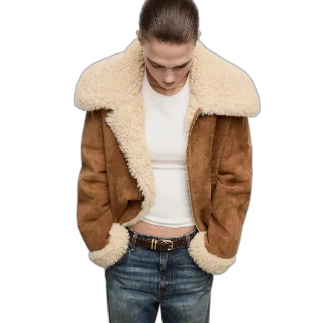 Image du produit MANGO Adriana Giacca Effetto Shearling Sintetico