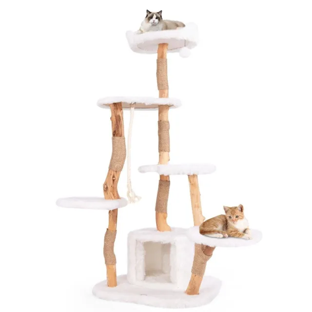 Image du produit Northix Kratzbaum mit Plattformen & Höhle