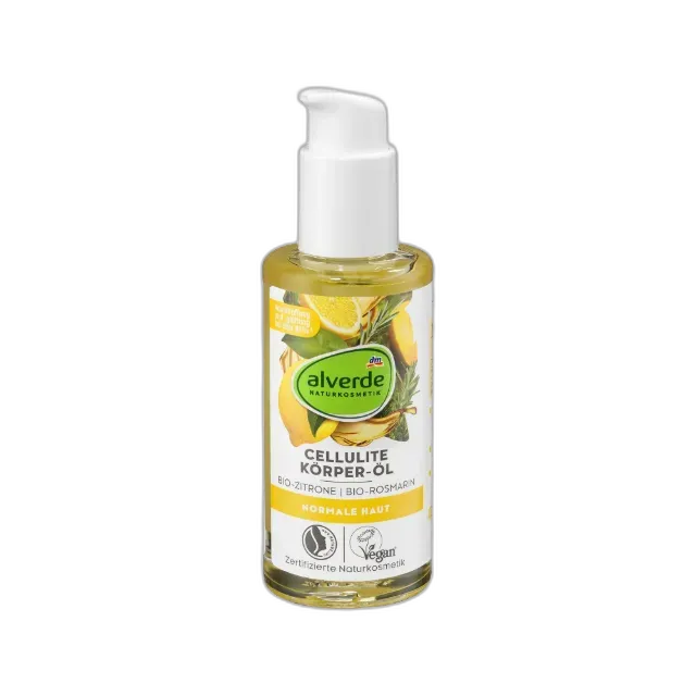 Produktbild zu Alverde Cellulite Körper-Öl Zitrone & Rosmarin