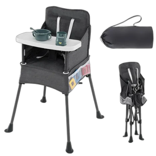 Image du produit Northix Klappbarer Babyhochstuhl, verstellbar
