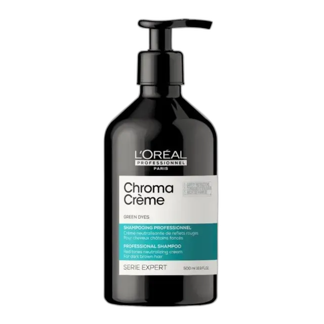 Produktbild zu L'Oréal Professionnel CHROMA CREME SHAMPOO Chroma Crème Green Matte Shampoo
