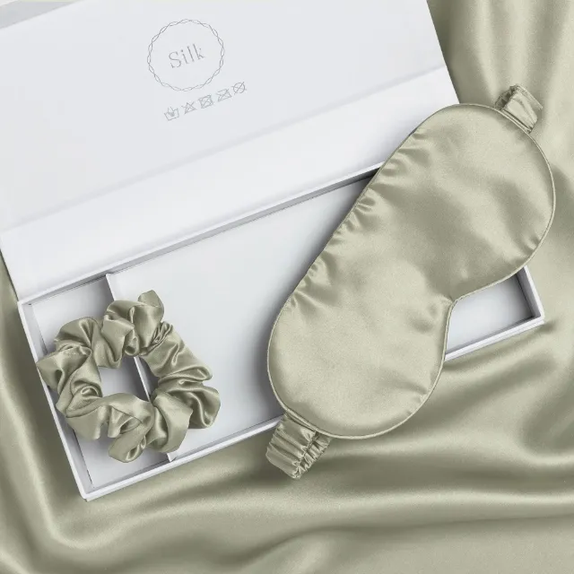 Image du produit Manor Home Coffret cadeau Silka Seiden Schlafmaske & Haargummi