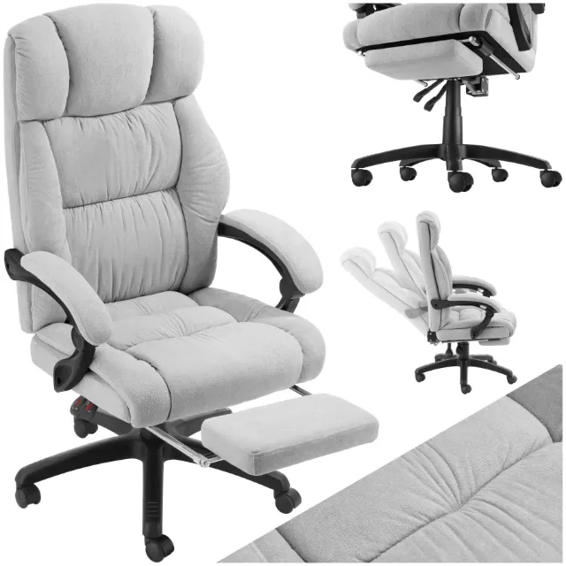 Image du produit Tectake Chaise de bureau JILIEN épais rembourrage avec une housse en velours