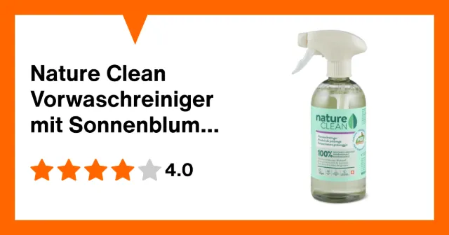 Immagine del prodotto Nature Clean Vorwaschreiniger mit Sonnenblumen-Wirkstoff