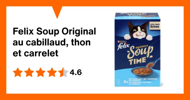 Immagine del prodotto Felix Soup Original au cabillaud, thon et carrelet