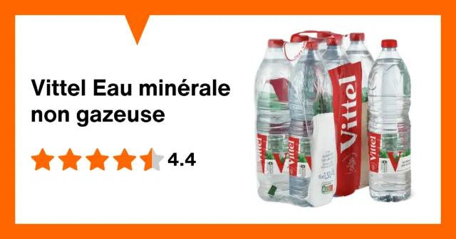 Image du produit Vittel Eau minérale non gazeuse