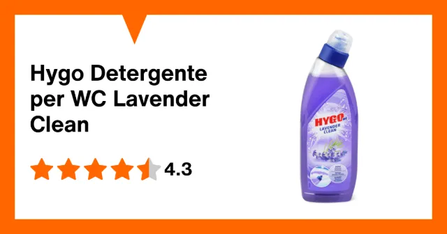 Produktbild zu Hygo Detergente per WC Lavender Clean