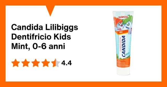 Produktbild zu Candida Lilibiggs Dentifricio Kids Mint, 0-6 anni