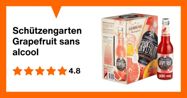 Produktbild zu Schützengarten Grapefruit sans alcool