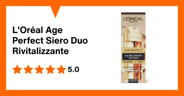 Image du produit L'Oréal Age Perfect Siero Duo Rivitalizzante