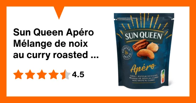 Produktbild zu Sun Queen Apéro Mélange de noix au curry roasted & spiced