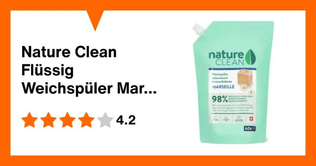 Image du produit Nature Clean Flüssig Weichspüler Marseille, Refill